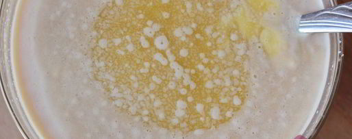 Шаг 4: манника на молоке