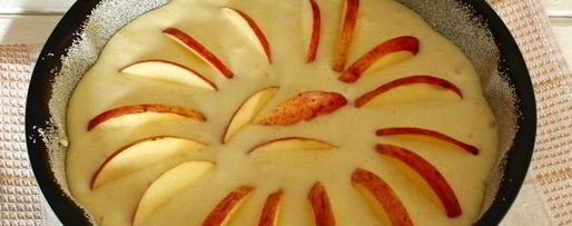 Шаг 10: манника на сметане с яблоками