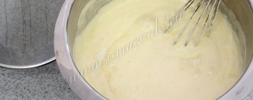 Шаг 4: манника на сметане