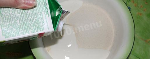 Шаг 1: манника с бананами на кефире