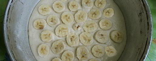 Шаг 12: манника с бананами на кефире