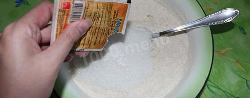 Шаг 5: манника с бананами на кефире