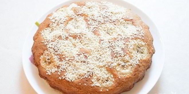 Рецепт манника с бананом на кефире