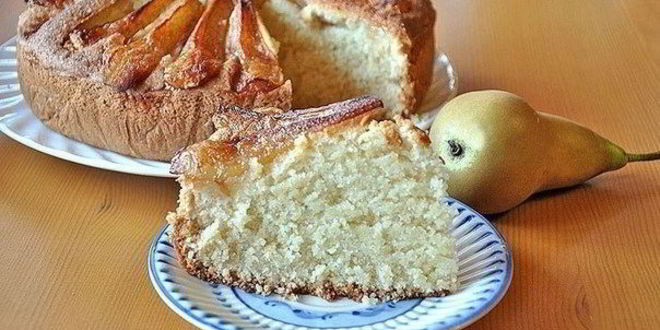 Рецепт манника с грушей