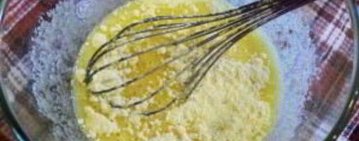 Шаг 3: манника с кефиром