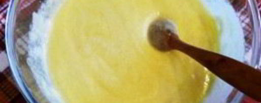 Шаг 6: манника с кефиром