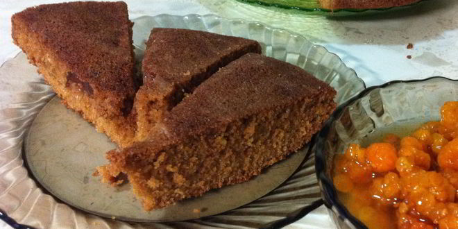 Рецепт манника с вареньем