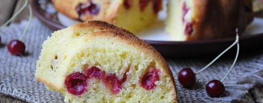 Шаг 18: манника с вишней на кефире