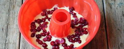 Шаг 13: манника с вишней на кефире