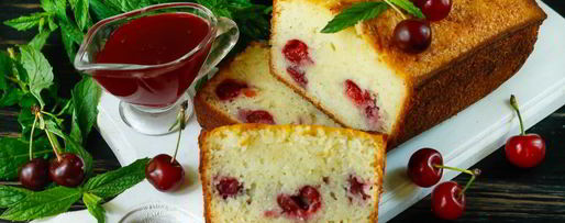 Шаг 9: манника с вишней