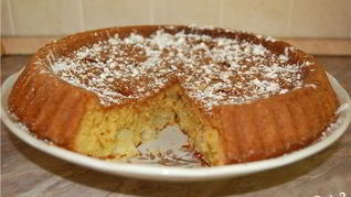 Рецепт Манника с яблоками