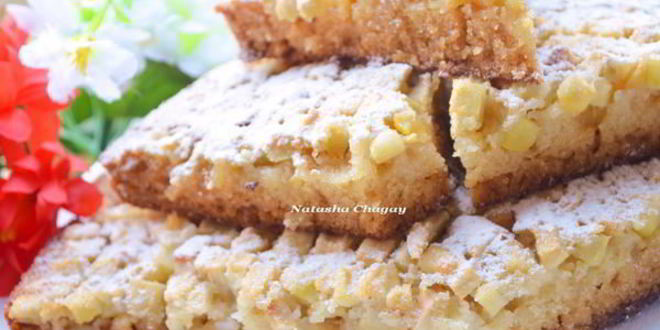 Рецепт манника с яблоком