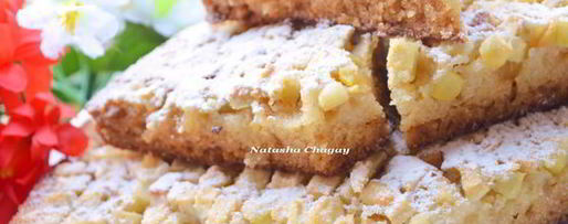 Шаг 4: манника с яблоком