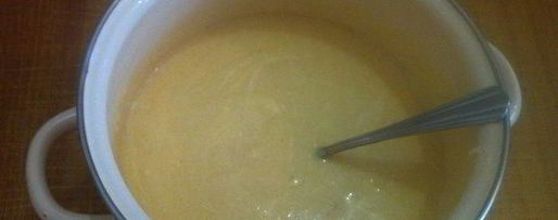 Шаг 3: манника шоколадного с халвой