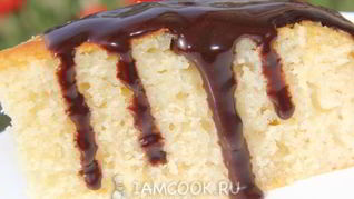 Рецепт Манника Стаканник в сливочной заливке