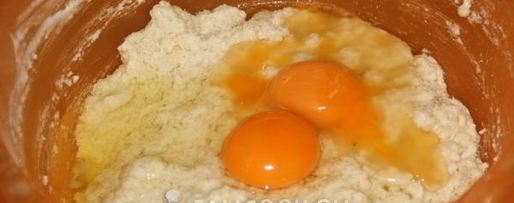 Шаг 4: манника стаканник в сливочной заливке