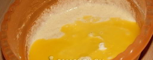 Шаг 5: манника стаканник в сливочной заливке