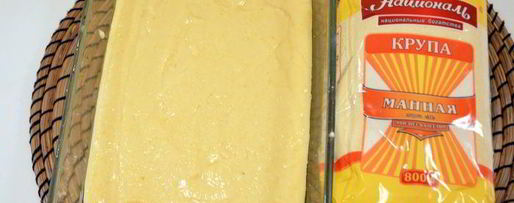 Шаг 4: манника в медовом сиропе