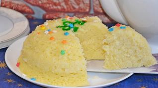 Рецепт Манника в микроволновке на кефире быстро и вкусно