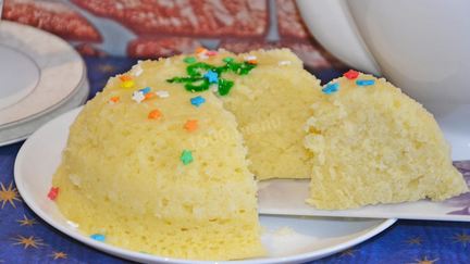 Рецепт Манника в микроволновке на кефире быстро и вкусно