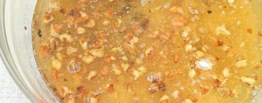 Шаг 1: медово-кофейного постный манник