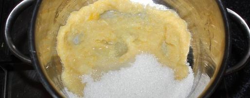 Шаг 3: постного манника с лимонной начинкой