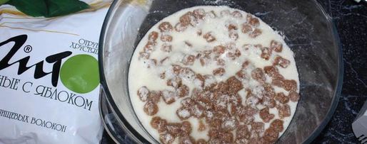 Шаг 1: постного манника с отрубями