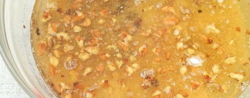 Шаг 1: постного медово-шоколадный манник