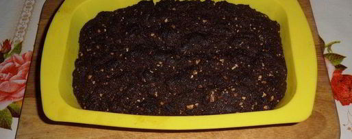 Шаг 10: постного шоколадного манника с миндалем