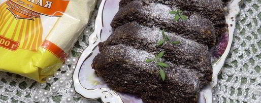 Шаг 11: постного шоколадного манника с миндалем