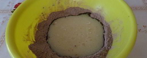 Шаг 7: постного шоколадного манника с миндалем