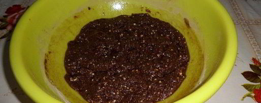 Шаг 8: постного шоколадного манника с миндалем