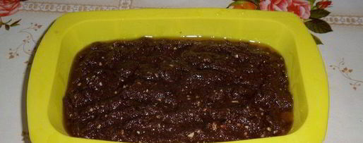 Шаг 9: постного шоколадного манника с миндалем