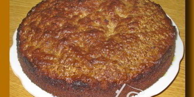 Рецепт шоколадного манника с халвой