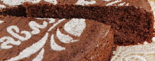 Шаг 5: шоколадного манника с малиновым джемом