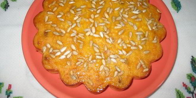 Рецепт яблочно-тыквенного манник