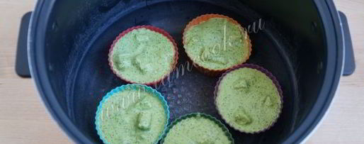 Шаг 8: зеленых мини-манников с сыром в мультиварке