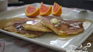 Рецепт Апельсиновых оладий с рикоттой