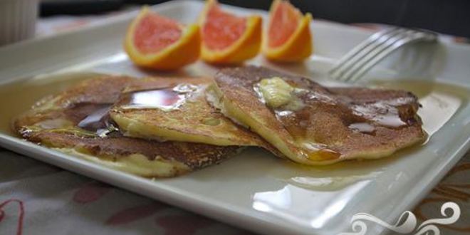 Рецепт апельсиновых оладий с рикоттой