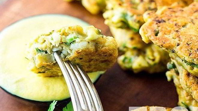 Рецепт Диетических оладий из цветной капусты