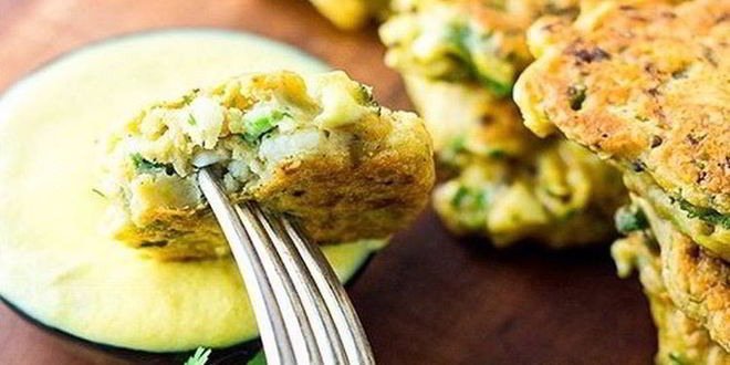 Рецепт диетических оладий из цветной капусты