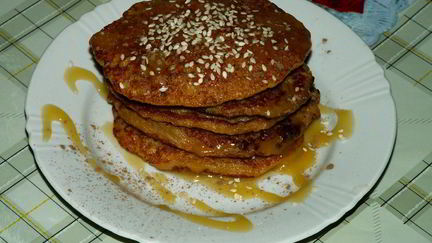 Рецепт Диетических оладий из тыквы