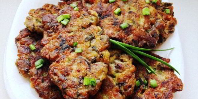 Рецепт грибных оладий