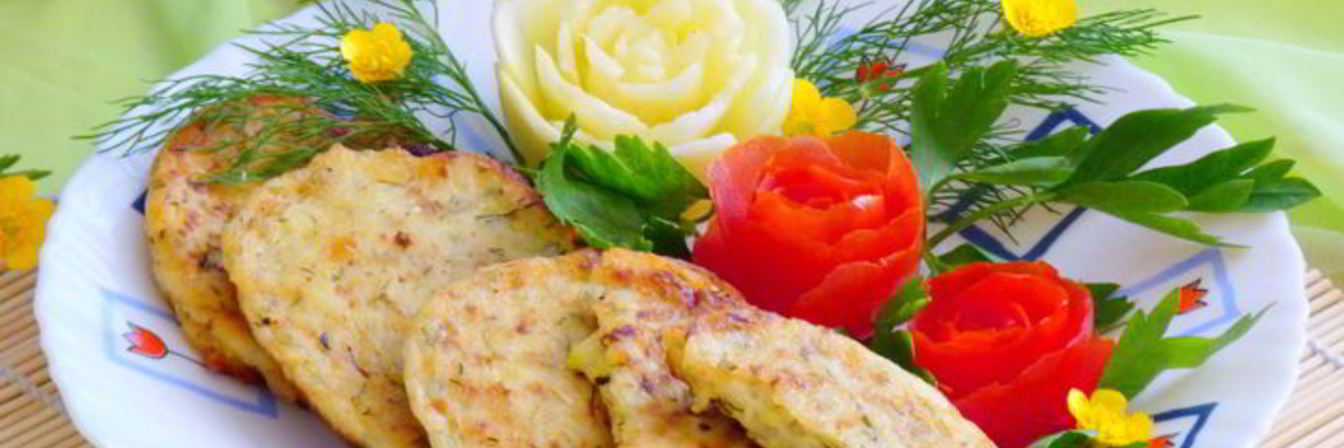 Рецепт Кабачкова-сырных оладьи