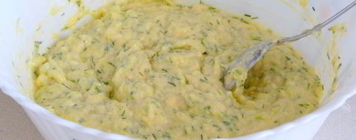 Шаг 5: кабачкова-сырных оладьи