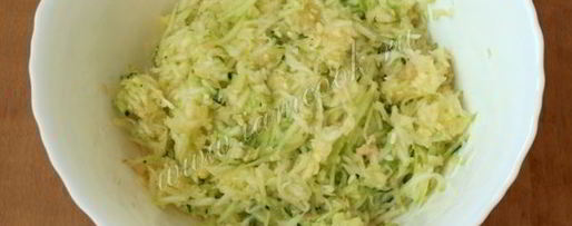 Шаг 2: кабачковых оладий с морковью
