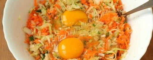 Шаг 4: кабачковых оладий с морковью