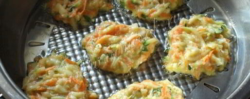 Шаг 6: кабачковых оладий с морковью