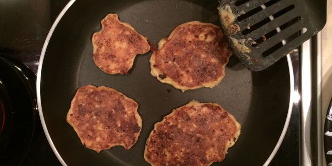 Рецепт кабачковых оладий с сыром и цельнозерновой мукой