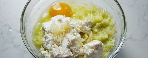 Шаг 3: кабачковых оладий с творогом